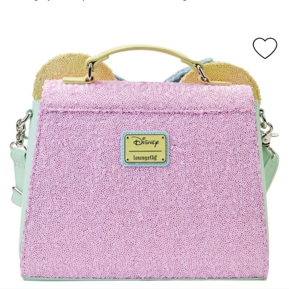 Minnie Mouse Limited Edition Loungefly Colorful Bow Handbag - Picture 4 of 4